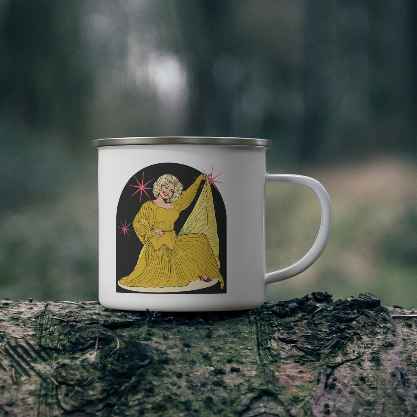 Dolly Parton Camping Mug