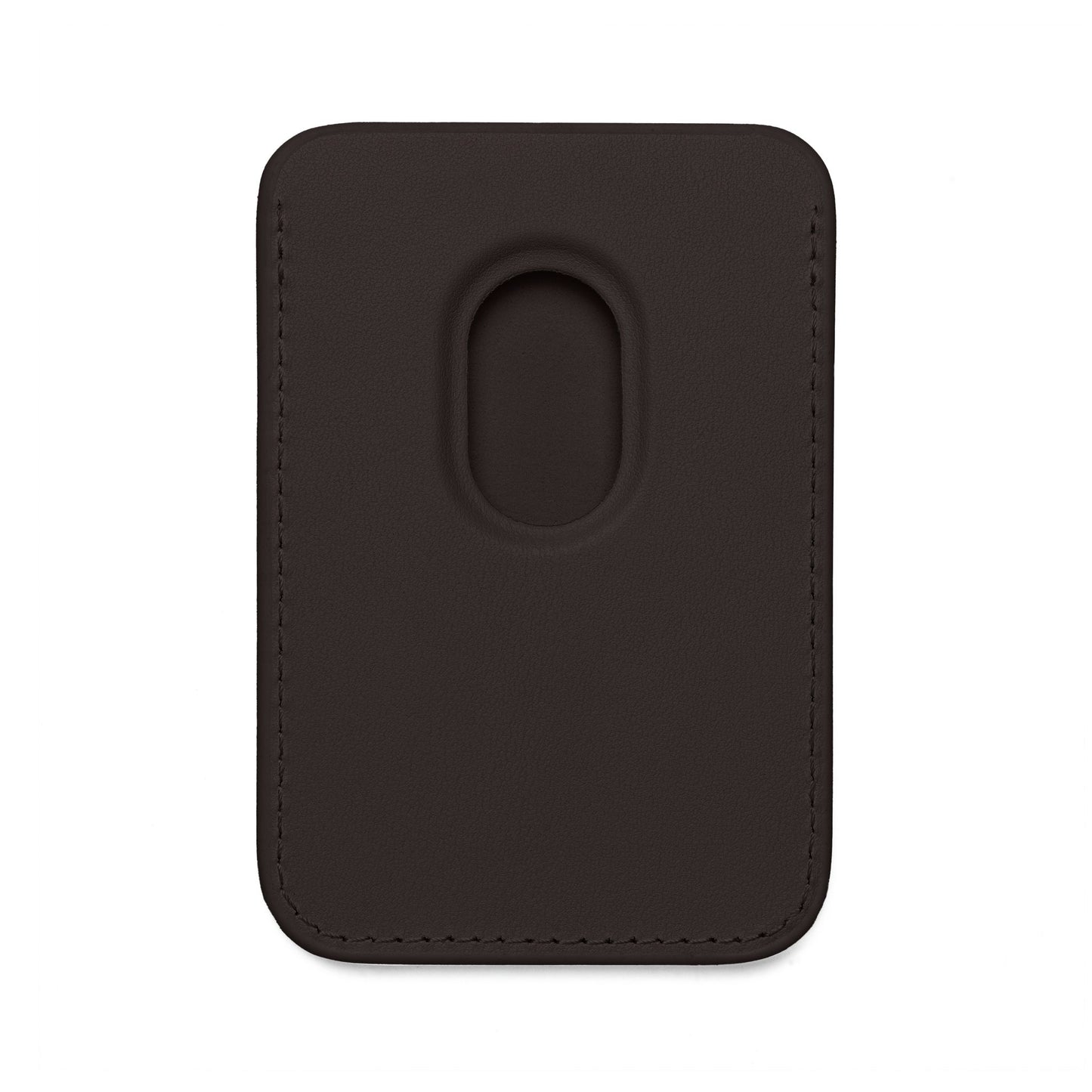 MagSafe Vegan Wallet — Black Skeleton Key & Lock Diamond Design