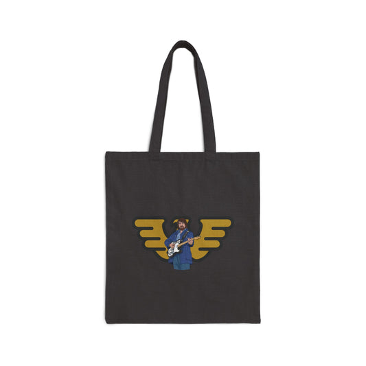 Canvas Tote Bag — Retro Waylon Jennings Graphic