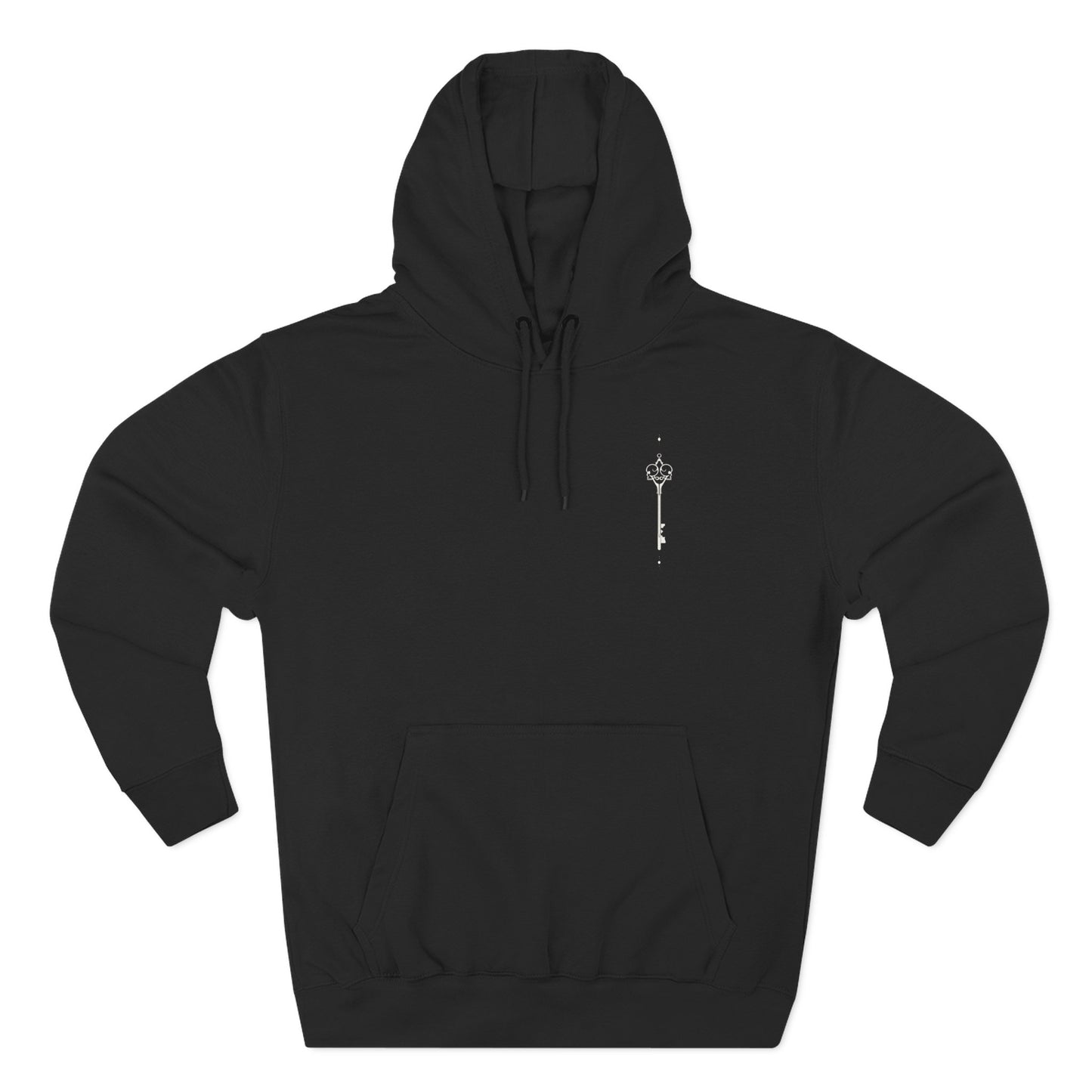 Skeleton key Three-Panel Fleece Hoodie