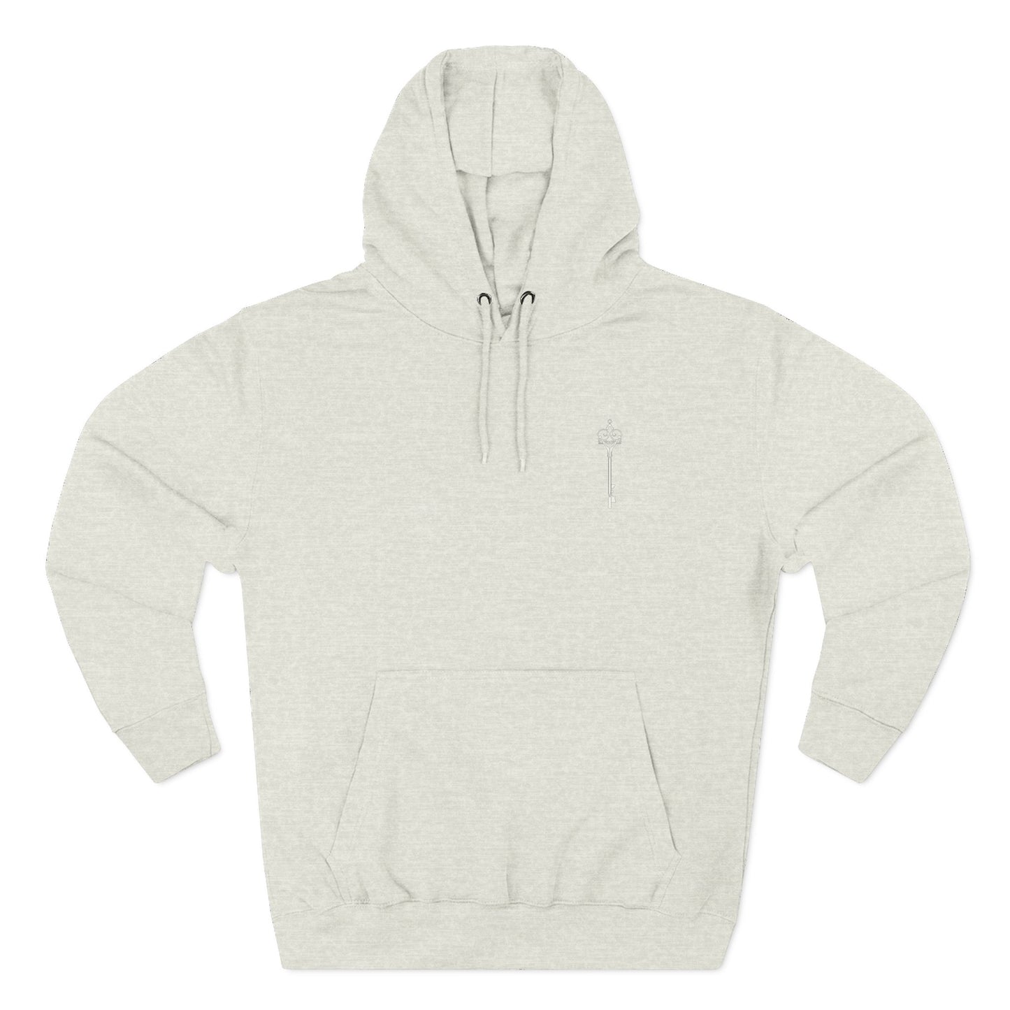 Skeleton key Three-Panel Fleece Hoodie