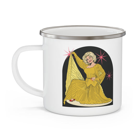 Dolly Parton Camping Mug