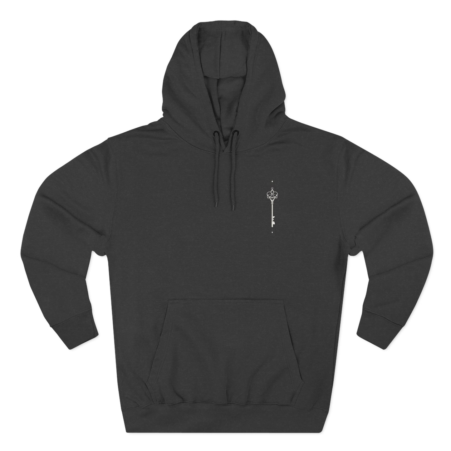 Skeleton key Three-Panel Fleece Hoodie