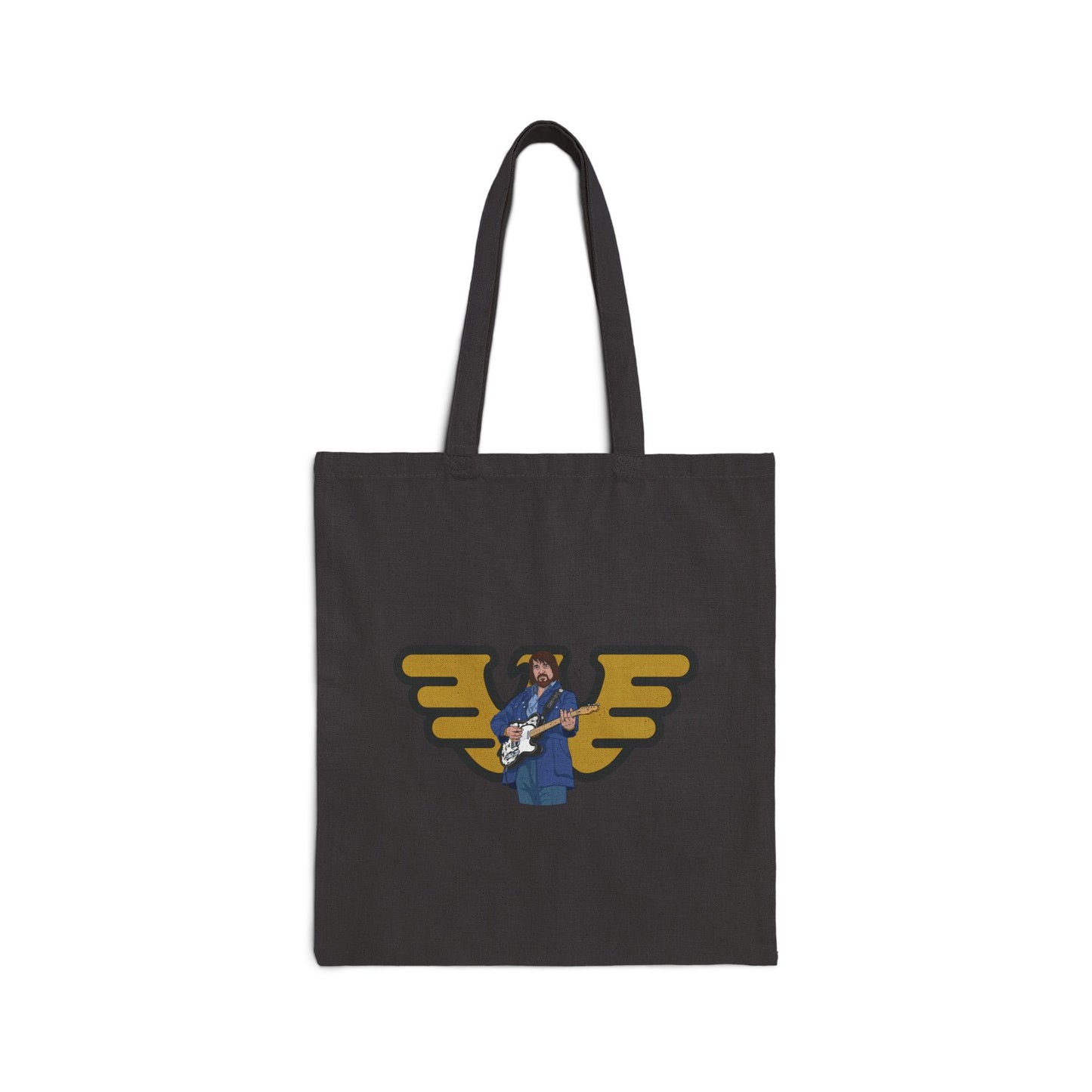 Canvas Tote Bag — Retro Waylon Jennings Graphic