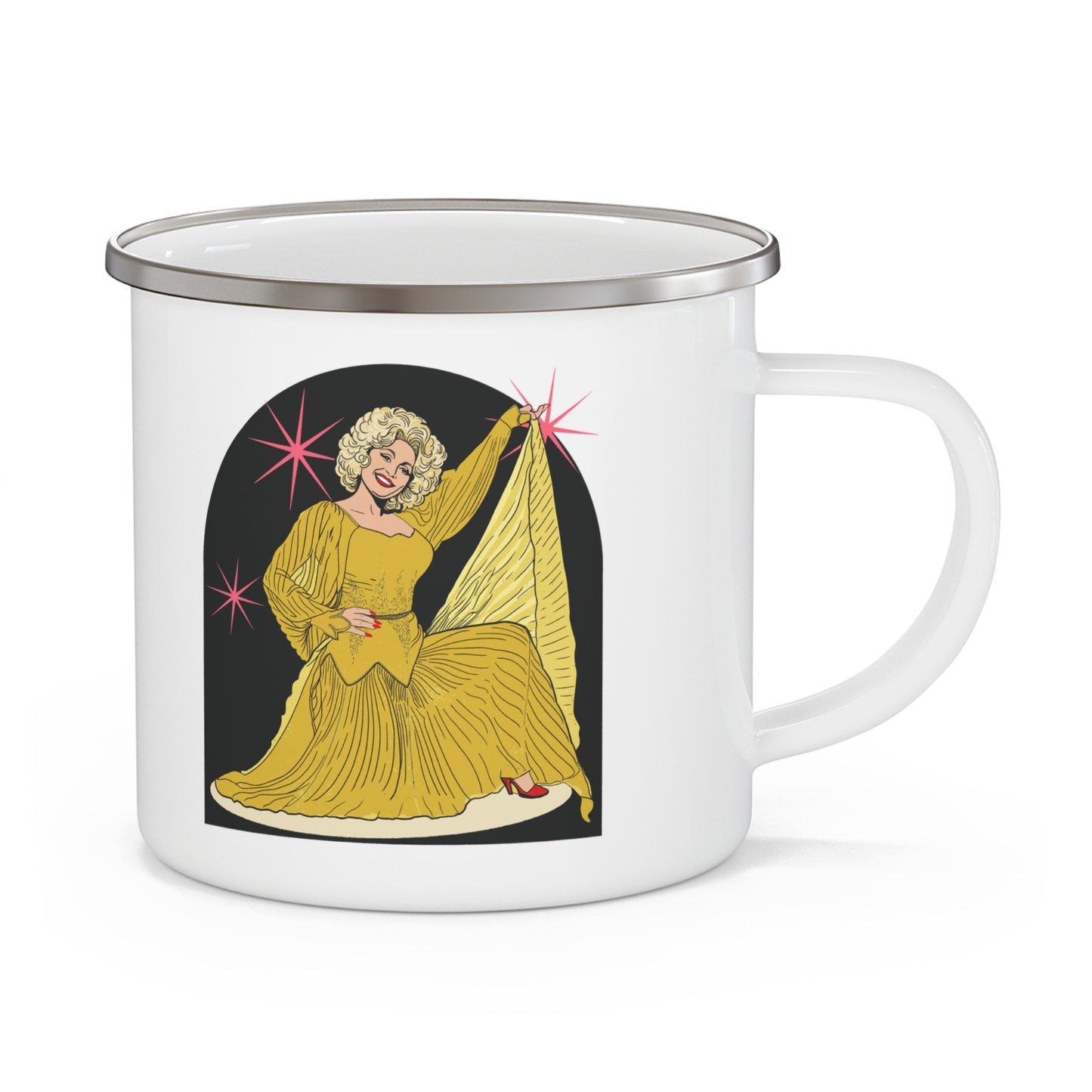 Dolly Parton Camping Mug
