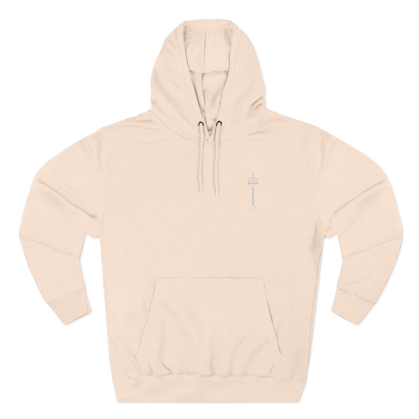 Skeleton key Three-Panel Fleece Hoodie