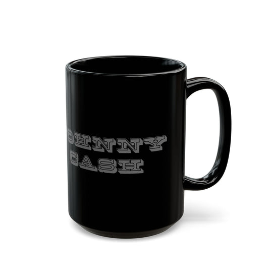 Johnny Cash Black Coffee Mug — Retro Western Musician Tribute (11oz & 15oz)